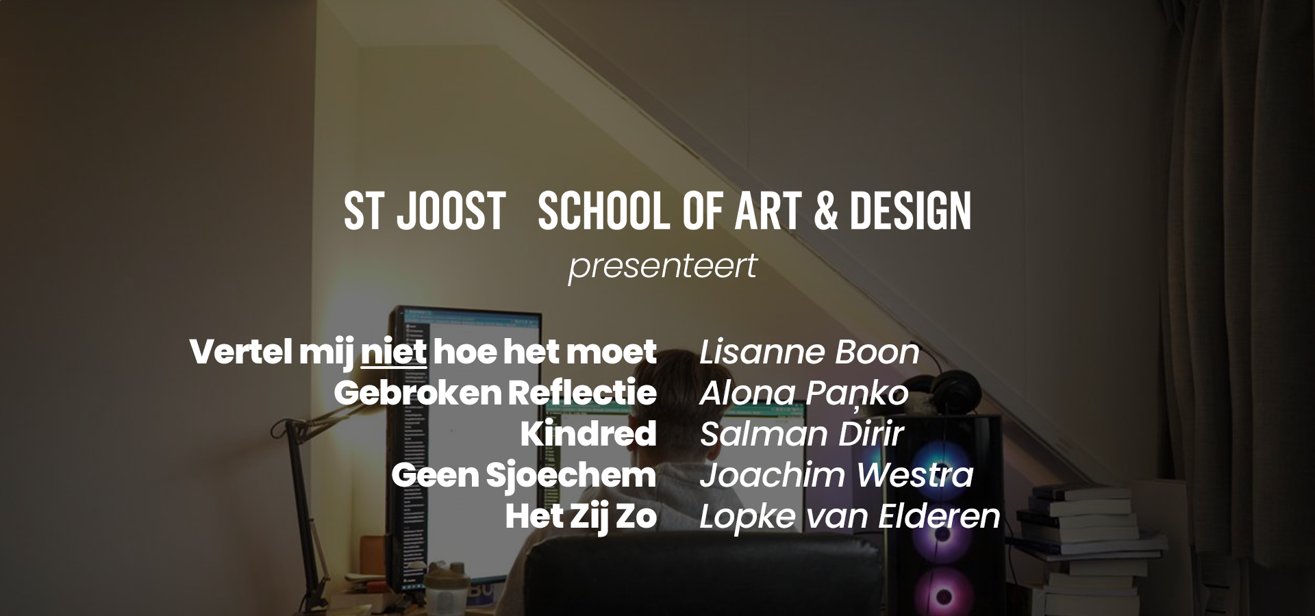 St. Joost Graduation Show: De spiegel in kijken