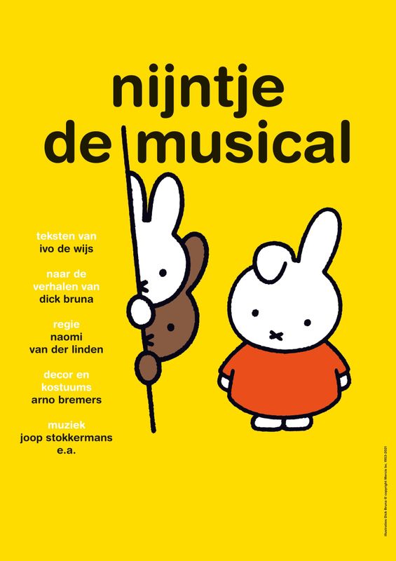 nijntje - nijntje de musical (2+) - Chassé Theater Breda